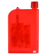 Heart Home Mickey Printed Lightweight,Portable Plastic Notebook Water Bottle For School Activity Outdoor Sports-700ml (Red)