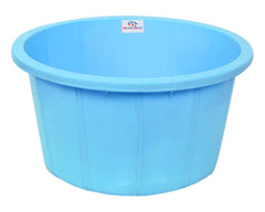 Heart Home Plastic Unbreakable Multipurpose Bath Tub/Washing Tub for Bathing 40 LTR.(Blue) 54HH3902.