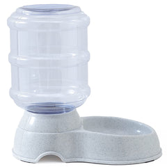 Kuber Industries Automatic Pet Water Dispenser I 3.5L Capacity | Self-Dispensing Gravity Waterer I For Cats, Dogs, Birds I Automatic Refillable Water Bottle I Reusable, Durable | Stylish Dog Accessories for Indoor & Outdoor Use| 3500ML | Grey