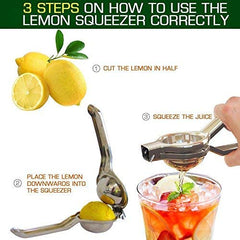 Kuber Industries L06 Stainless Steel Lemon Squeezer with Bottle Opener, Multicolor, Standard (GLASS06)
