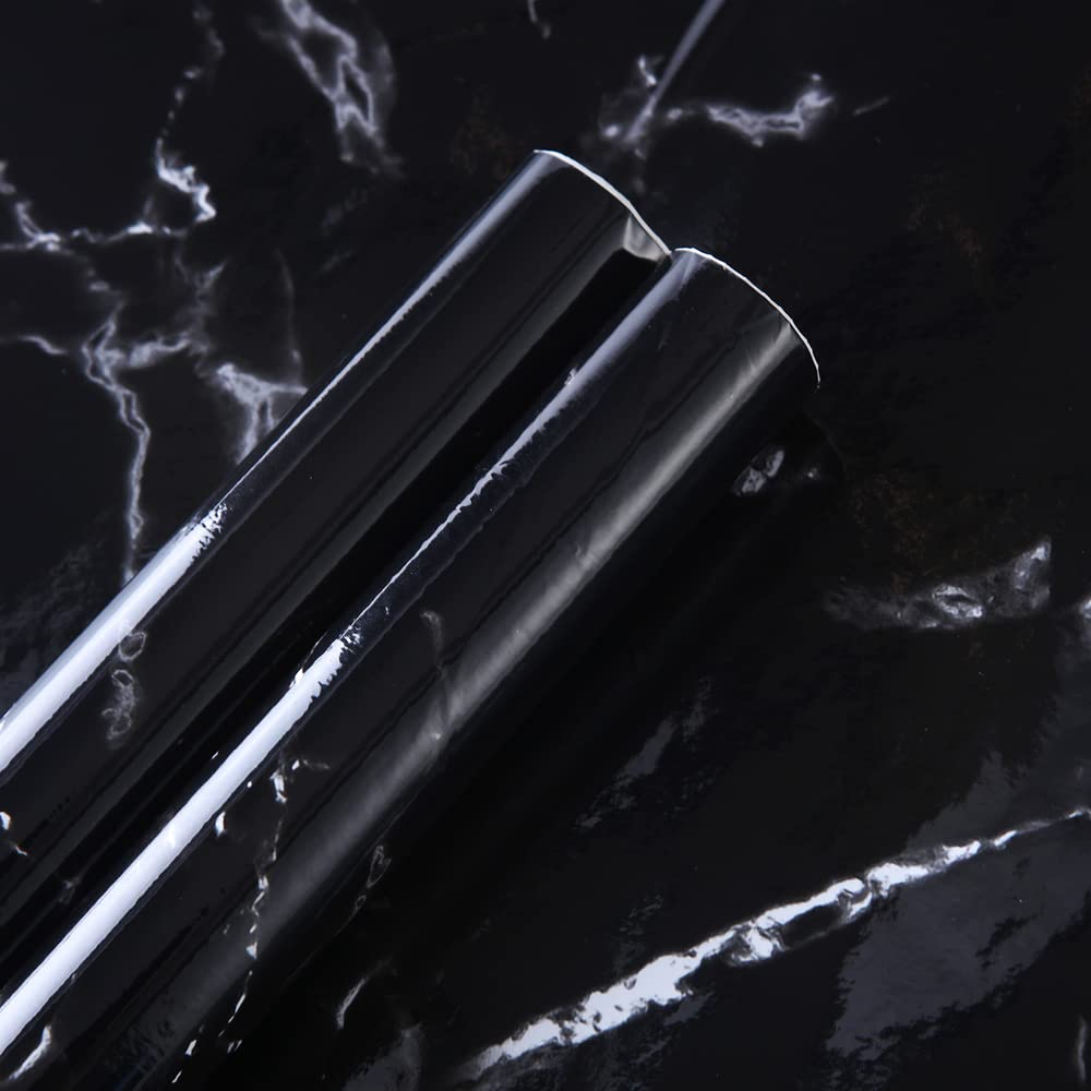 Kuber Industries Marble Design Wall Sticker for Walls | Marble Pattern| Easy to Peel, Stick & Remove DIY Wallpaper | Suitable on All Walls | Pack of 5 Roll,60 cm x 300 cm