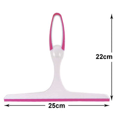 Kuber Industries Kitchen Wiper|Plastic Kitchen Table Platform Wiper Ideal for Windows, Glass & Car Windshield,Pack of 3 (Pink)