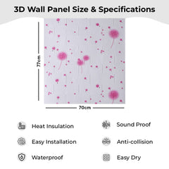 Kuber Industries Foam Brick Pattern 3D Wallpaper for Walls | Soft PE Foam| Easy to Peel, Stick & Remove DIY Wallpaper | Suitable on All Walls | Pack of 2 Sheets, 70 cm X 77 cm