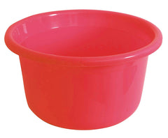 Kuber Industries 2 Pieces Unbreakable Plastic Multipurpose Bath Tub/Washing Tub 35 LTR (Red)-KUBMART11734