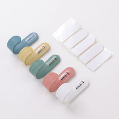 Kuber Industries Hooks for Wall|Durable & Rust-Proof for Bathroom, Kitchen|Wall Hooks for Doors & Closets| Pack of 10 | Multicolor