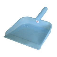 Heart Home Plastic Lightweight 10" Dustpan With Comfort Grip Handle for Easy Sweep Broom, Pack of 6 (Blue & Light Pink)