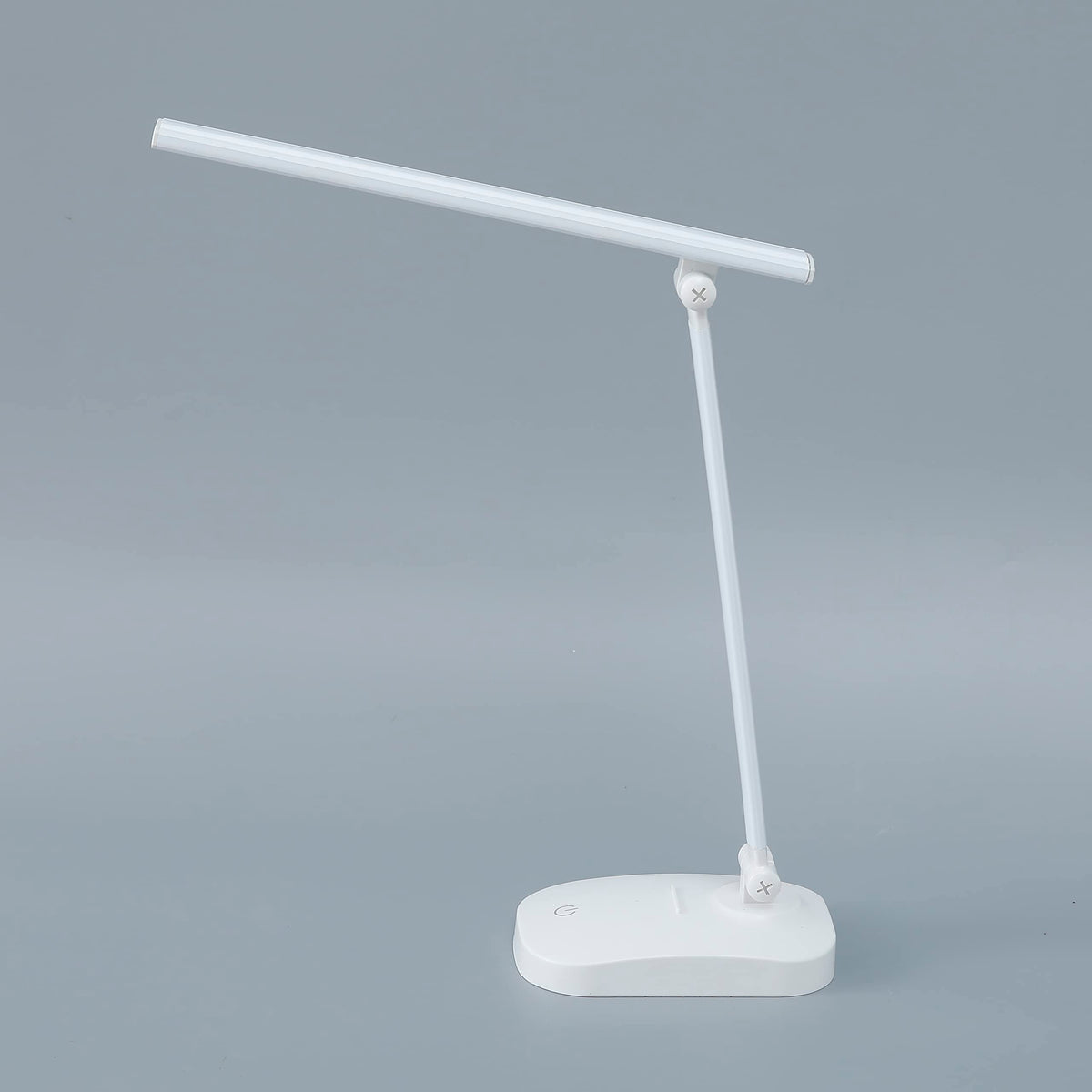 Kuber Industries Folding Mobile Phone Stand Lamp|White Light USB Plug-in|Led Table Lamp (White)