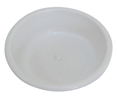 Heart Home Multiuses Plastic Knead Dough Basket/Basin Bowl For Home & Kitchen 6 Ltr- Pack of 2 (Blue & White) 52HH3869