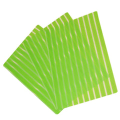 Kuber Industries 3 Piece Self Lining Design PVC Fridge Mat Set - 18"x12", Green