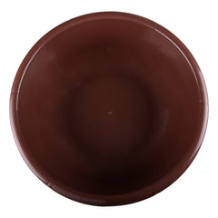 Kuber Industries Bath Tub|Versatile Plastic Utility Gaint Tub|Durable Deep Tub for Baby Bathing|Washing Clothes|Feeding Pan|26 Liter (Brown)