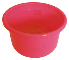 Kuber Industries 2 Pieces Unbreakable Plastic Multipurpose Bath Tub/Washing Tub 35 LTR (Red)-KUBMART11734