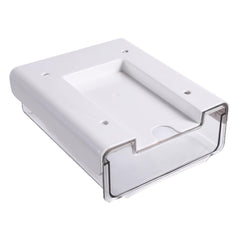 Kuber Industries Bottom Layer Large Drawer Storage Box|Plastic Cabinet Box For Storage|White