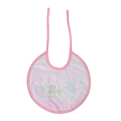 Heart Home Rouned Shaped Unisex Baby Cotton Super Bib, Baby Bib, Washable, Stain And Odor Resistant-Pack of 3 (Pink)-HS43HEARTH25534