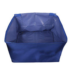 Heart Home Large Moisture Proof Wardrobe Organizer Storage Bag For Clothes With Zipper Closure and Handle- Pack of 2 (Royal Blue)-HS43HEARTH26687