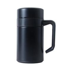 Homestic Stainless Steel Vacuum Insulated Mug with Lid 400 ML (Black)