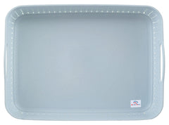 Heart Home Q-4 Designer Plastic Storage Basket For Store Fruits, Vegetables, Magazines, Cosmetics, Stationary (Blue)-50HH01572