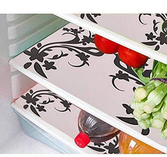 Kuber Industries Cloth 3 Pieces Fridge Mat, 1 Piece Handle Cover and 1 Pieces Fridge Top Cover (Multi)-CTKTC2789, (Model: CTKTC02239)