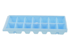 Heart Home Plastic Ice Cube Tray Set with 14 Section- Pack of 6 (Cream & Blue)-HS43HEARTH25785