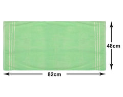 Heart Home Super Soft, Fluffy, Absorbent Cotton Baby, Kids Bath, Face Towel Perfect for Daily Use, 19"x38" (Green), Standard