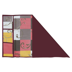 Kuber Industries Check Print PVC Fridge Top Cover, Protect for Scratches with 6 Utility Side Pockets (Multicolour)