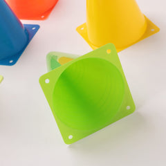 Kuber Industries Sports Agility Training Ground Marker Cone Pack of 6 (Multicolor)