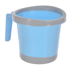 Kuber Industries Plastic Bathroom Mug 1 Litre Pack of 3 (Blue)-46KM0251, Standard