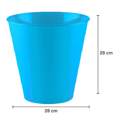Heart Home Dustbin|Plastic Dustbin|Dustbins for Kitchen waste|Dustbin For Bedroom,Hall|Dustbin For office|8 Litre Dustbin|Pack of 2 (Multicolor)