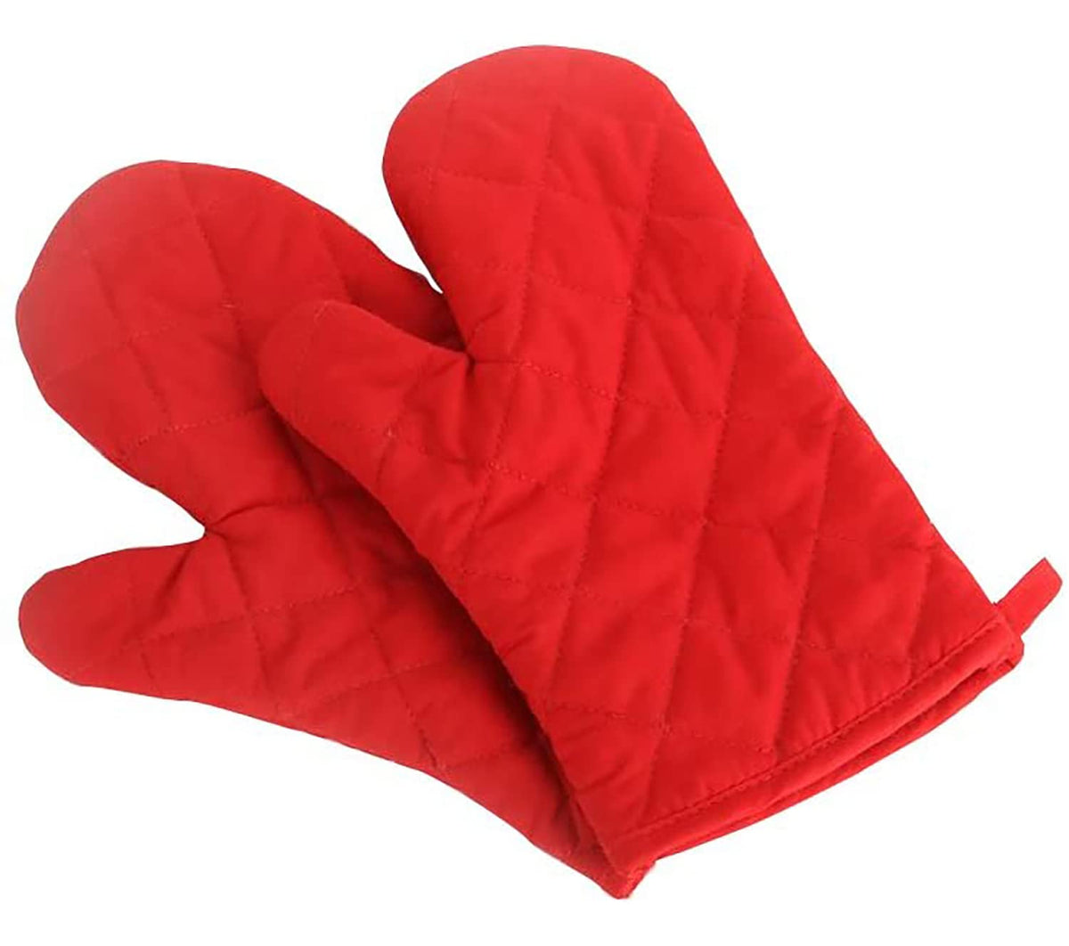 Kuber Industries Cotton Microwave Oven Gloves, Set of 2 (Red)-HS43KUBMART26085, Standard