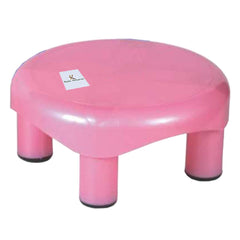 Kuber Industries Bathroom Stool|Plastic Stool for Bathroom|Anti-Slip with Strong Bearing|Solid Surface & Unbreakable Material|Blue