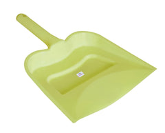 Heart Home Plastic Lightweight 12" Dustpan With Comfort Grip Handle for Easy Sweep Broom, Pack of 3 (Blue & Green & Pink)