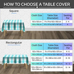 Kuber Industries Table Cloth|Center Table Cover|Round Table Cover|Table Cover 4 Seater|3D Coin Print with Silver Lace|(Transparent)