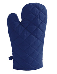 Heart Home Cotton Microwave Oven Gloves, Set of 4 (Blue)-HS43HEARTH26083