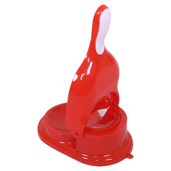Kuber Industries Dumpling Maker | Plastic 2 in 1 Kitchen Dumpling Making Tool | Momos Maker Machine | Gujiya Maker | Manual Dumpling Maker | Red