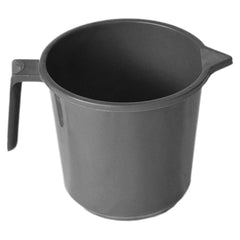 Kuber Industries Plastic Lightweight, Unbreakable Bathroom Mug 1.5 Litre (Grey, Pack of 6)