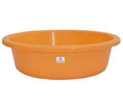 Heart Home Multiuses Plastic Knead Dough Basket/Basin Bowl For Home & Kitchen 6 Ltr- Pack of 2 (Yellow & Blue) 52HH3839