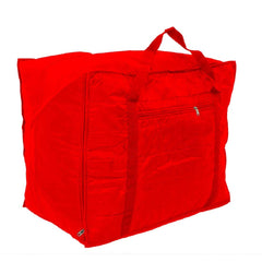 Kuber Industries Parachute 2 Pieces Jumbo Attachi Bag Travel Handbag Storage Carrying Bag, Blanket Cover, Duffle, Travel Multi-Purpose Bag (Red & Blue) CTKTC034710