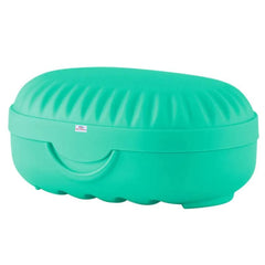 Heart Home Soap Holder|Portable Plastic Self Draining Soap Stand|Leakproof Soap Box for Bathroom,Outdoor Camping,Traveling (Mint Green)