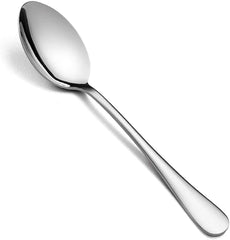 Kuber Industries 12 Piece Stainless Steel Mercury Tea Spoon Table Spoon Set (Silver)-KUBMART15676, Standard