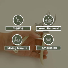 Kuber Industries All Purpose Plant Cutter|Pruner,Branch Trimmer,Shrub Cutter| Polished Iron Blade Garden Tools|Suitable for Small & Big Gardens|ZXQ-SC1006|Cream