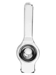 King International 2 in 1 Manual Stainless Steel Lemon Squeezer/Juice Extractor with Bottle Opener (Silver), Standard