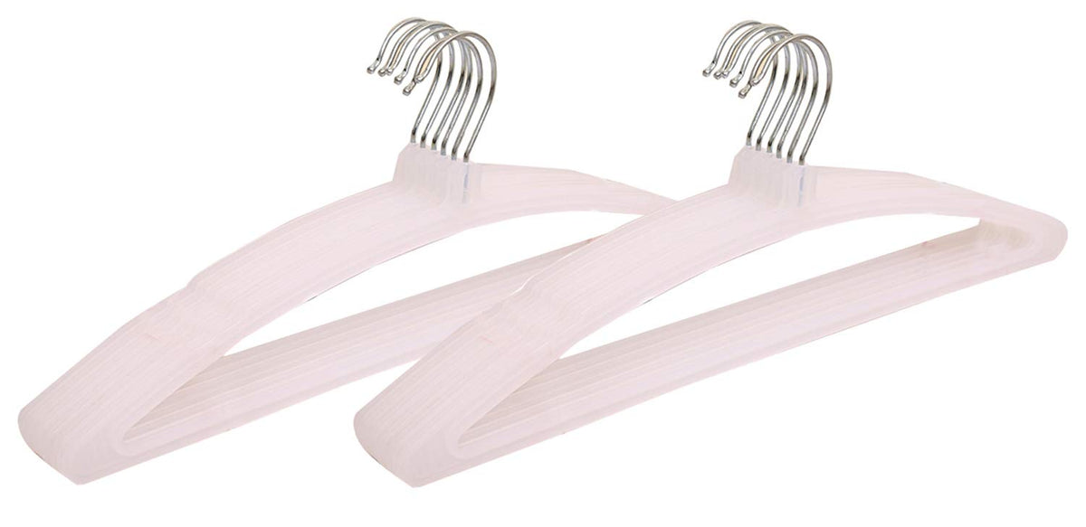 Kuber Industries 12 Piece Plastic Hanger, White