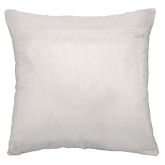 Heart Home Cushion Cover|Sofa Cushion Covers|Feather Print Sitting Cushion Cover|Polyester Cushion Filler|16x16 Inch|Set of 5 (White)