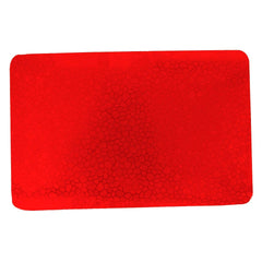 Kuber Industries Checkered Design PVC Rectangular Dining Table Placemat Set (CTKTC013708, Red) - 6 Pieces