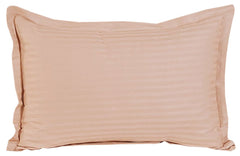 Kuber Industries Lining Design Breathable & Soft Cotton Pillow Cover/Protector/Case- 18x28 Inch, Set of 6 (Peach)-HS43KUBMART26771, Standard