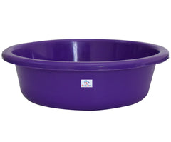 Heart Home Multiuses Plastic Knead Dough Basket/Basin Bowl For Home & Kitchen 6 Ltr- Pack of 2 (Purple) 52HH3811