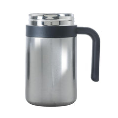 Homestic Stainless Steel Vacuum Insulated Travel Mug with Lid 420 ML (Silver)