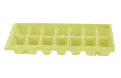 Heart Home BPA Free Easy Release Ice Cube Tray/Bin/Box Set with 14 Section- Pack of 12 (Cream & Green & Blue)-HS43HEARTH25818