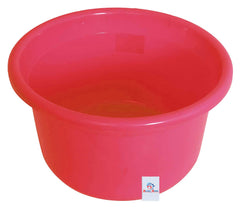 Heart Home Unbreakable Plastic Multipurpose Bath Tub/Washing Tub 35 LTR (Red)-HEART11732