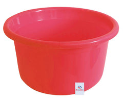 Heart Home Unbreakable Plastic Multipurpose Bath Tub/Washing Tub 35 LTR (Red)-HEART11732