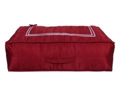 Kuber Industries 2 Piece Polka Dots Large PVC Transparent Saree Cover Cloth Cover Lahenga Cover Storage Bag, Extra Large (Gold) - CTKTC22779